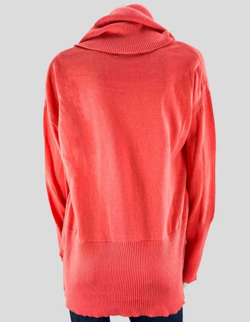 Jessica London Coral Cowl Neck Sweater Women Size 14/16 US