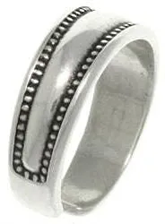 Jewelry Trends Sterling Silver Bali Edge Wedding Band Style Adjustable Toe Ring