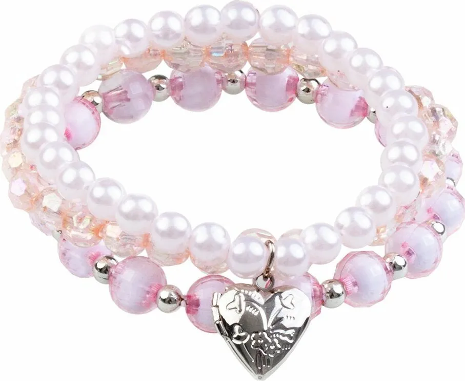 Lovely Locket Bracelet Set 3 pc