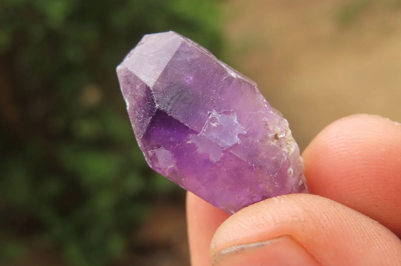 Natural Smokey Amethyst Crystals x 0.6 Kg Lot From Chiredzi, Zimbabwe