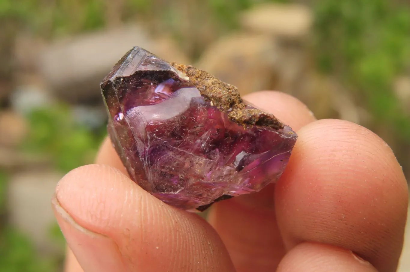 Natural Smokey Amethyst Crystals x 0.6 Kg Lot From Chiredzi, Zimbabwe