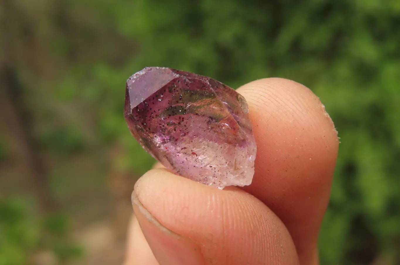 Natural Smokey Amethyst Crystals x 0.6 Kg Lot From Chiredzi, Zimbabwe