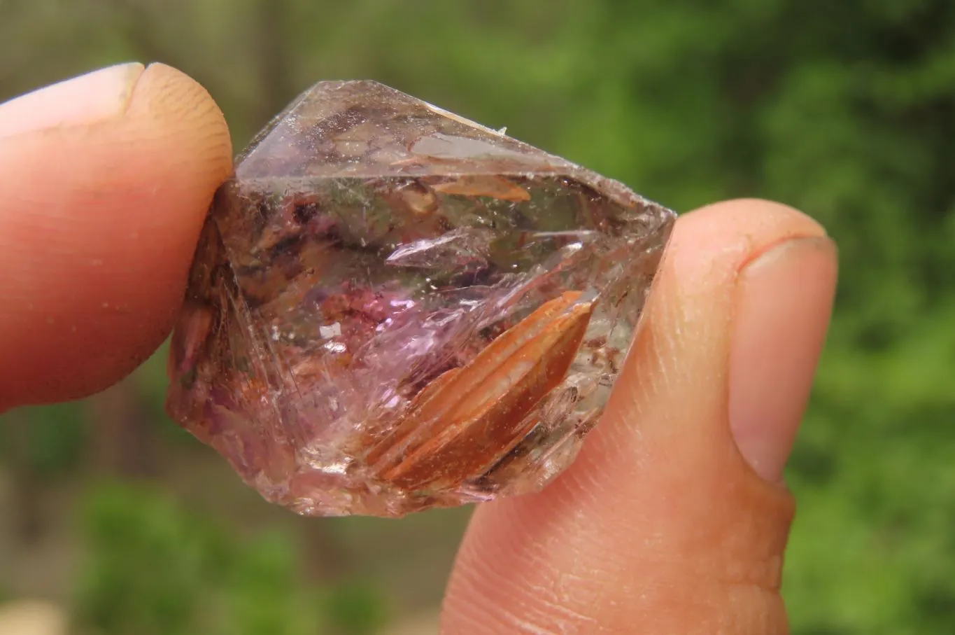 Natural Smokey Amethyst Crystals x 0.6 Kg Lot From Chiredzi, Zimbabwe