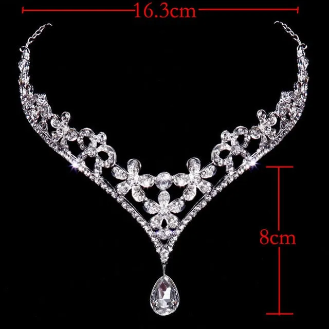 New Fashion Baroque Affordable Crystal Bridal Crown Tiaras for Women Bride Wedding Hair Accessories