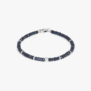 Nodo Beaded Bracelet With Blue Sapphire