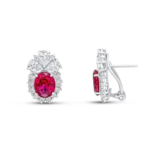 Olga Earrings (Ruby)