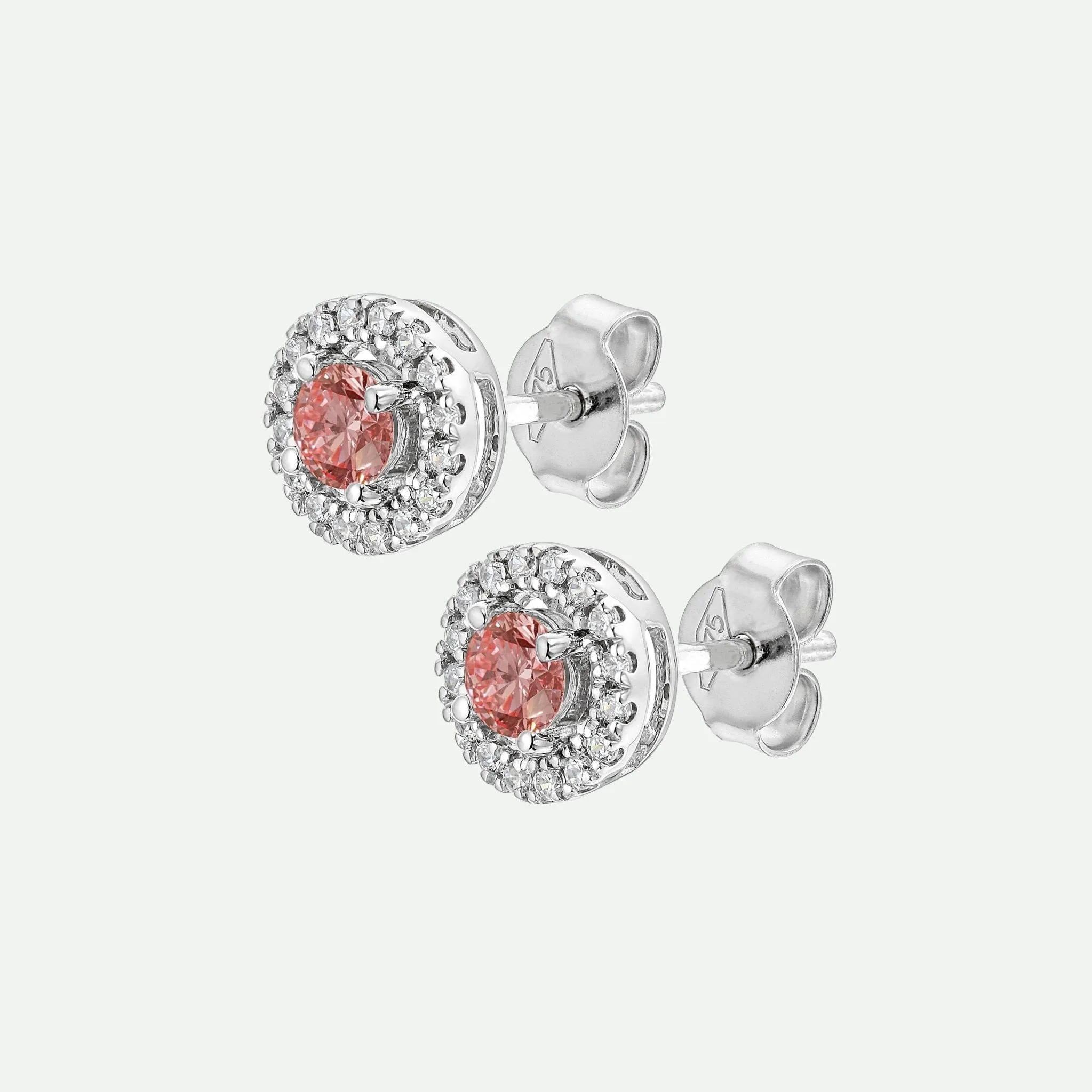 Orla | 18ct White Gold 0.50ct tw Lab Grown Pink Diamond Earrings