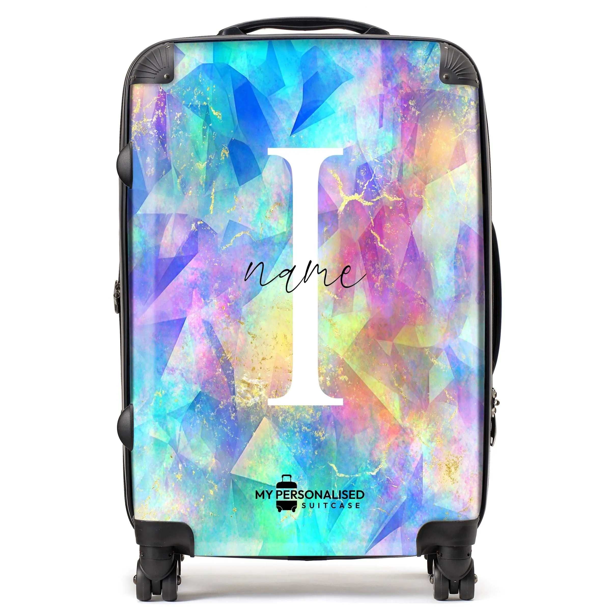 Personalised Opal Pattern Suitcase - 12