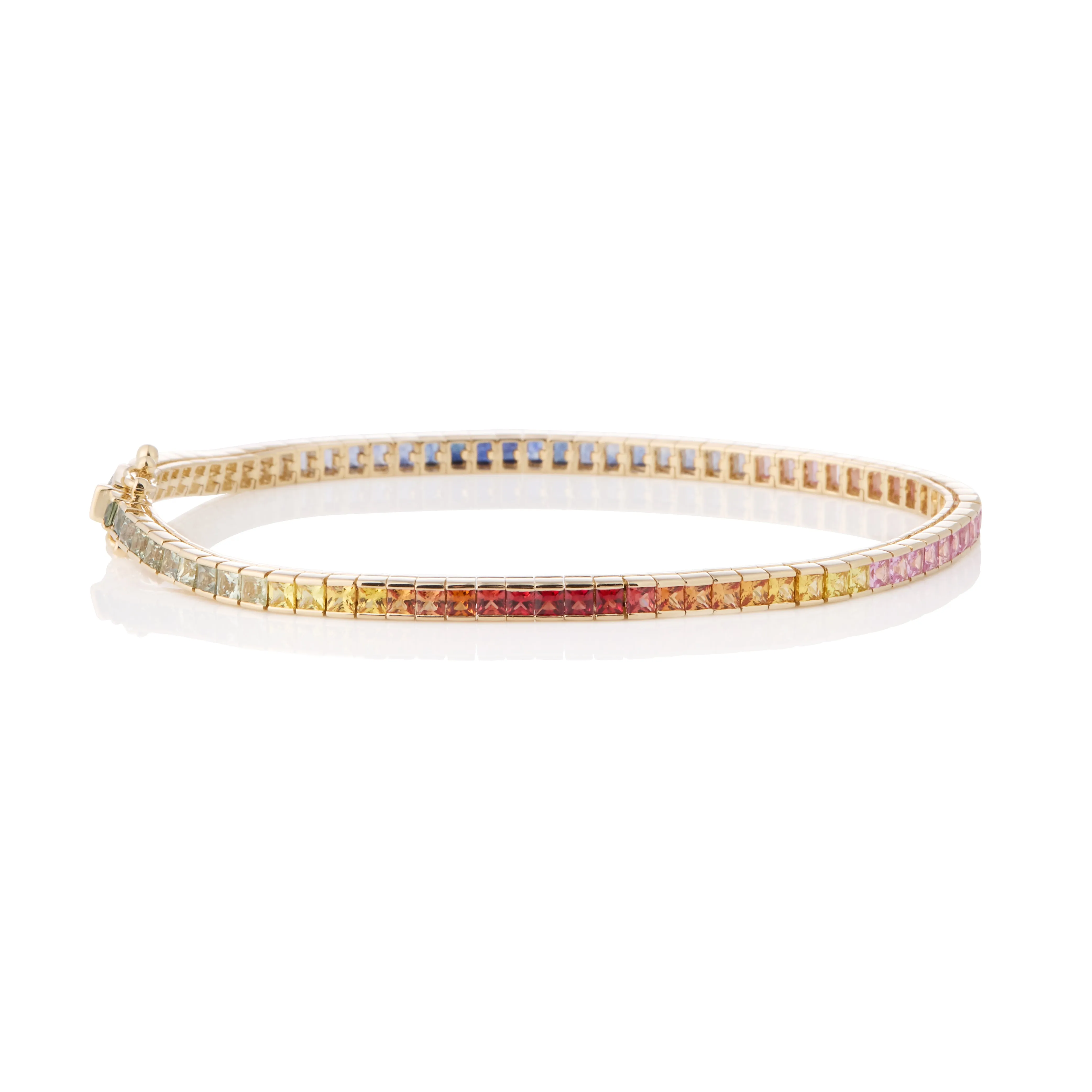 Petite Rainbow Tennis Bracelet