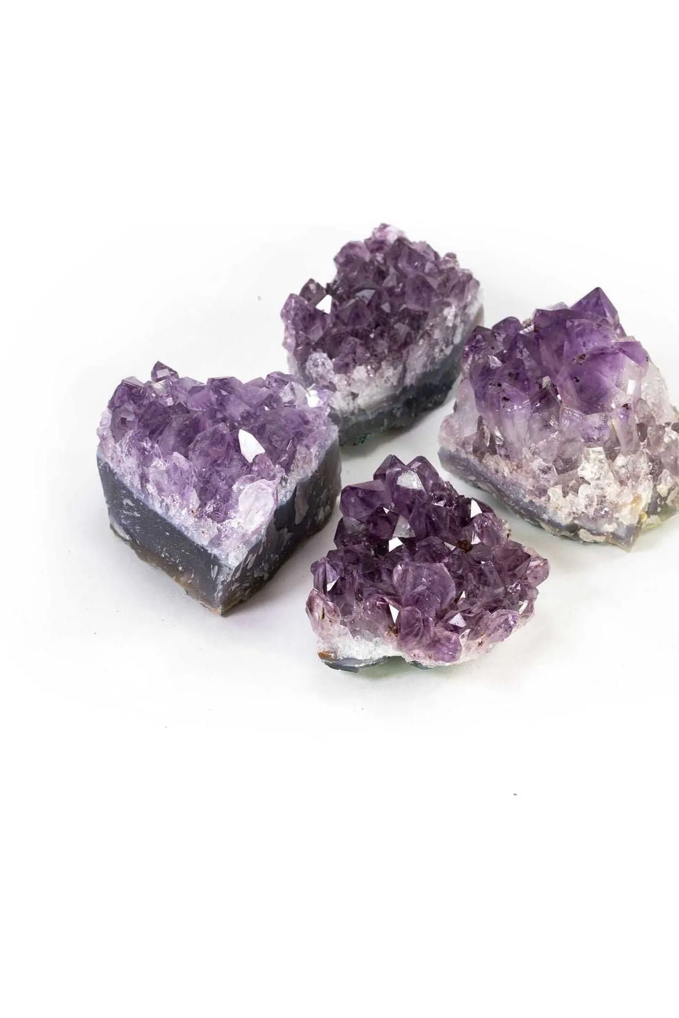 Polished Druze Cut Base Amethyst