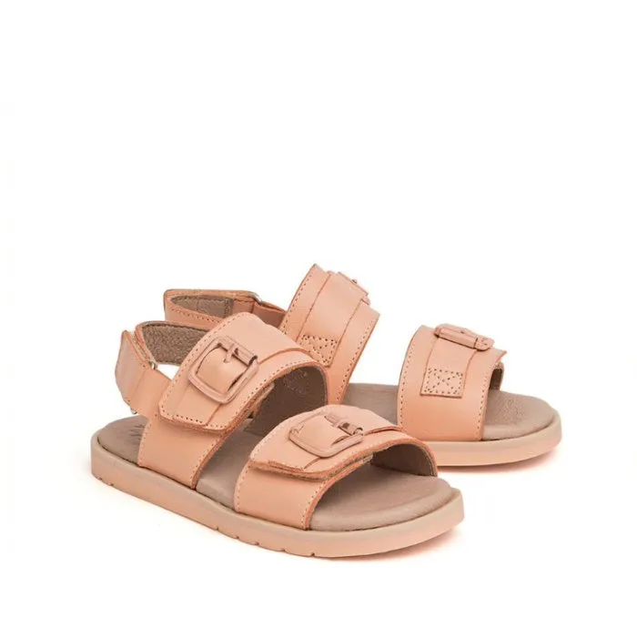 Pretty Brave Alex Leather Sandal Coral sizes 29-33