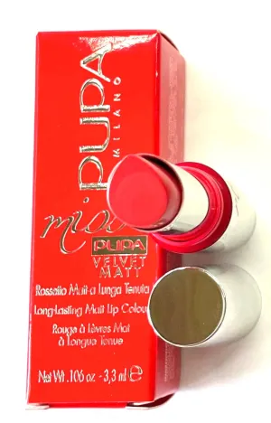 Pupa Milano Lipstick Miss Velvet Matt Geranium Coral #302