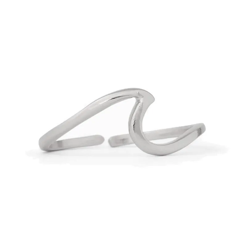 Pura Vida Wave Toe Ring