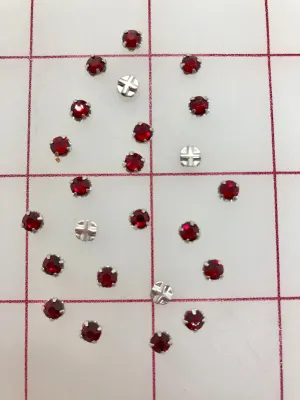 Rhinestones - 16SS Swarovski Rose Montees Siam