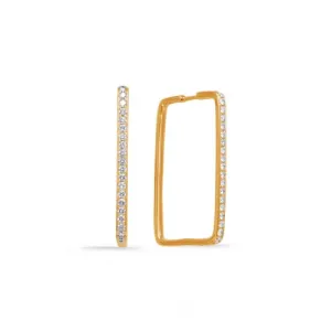 S Kashi & Sons Hoop Earrings E7999YG