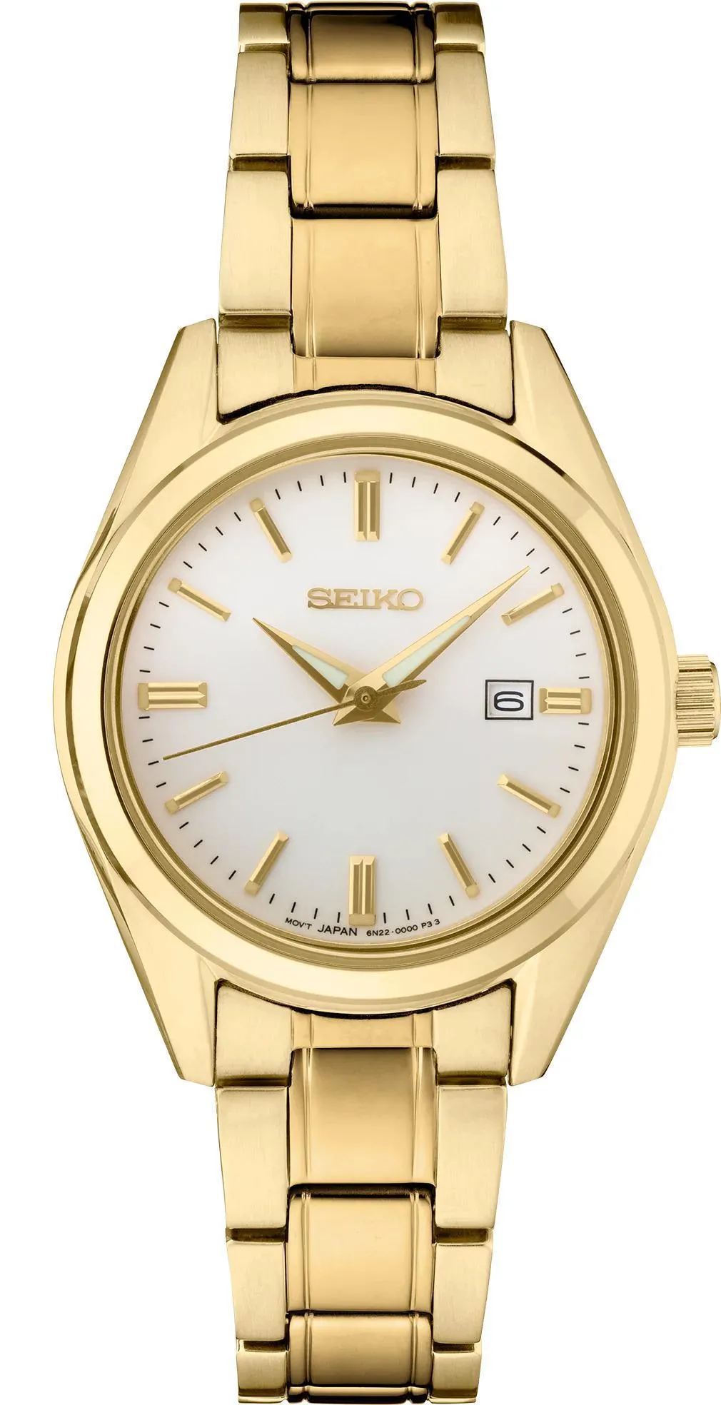 Seiko Essentials Gold tone Ladies Watch SUR632