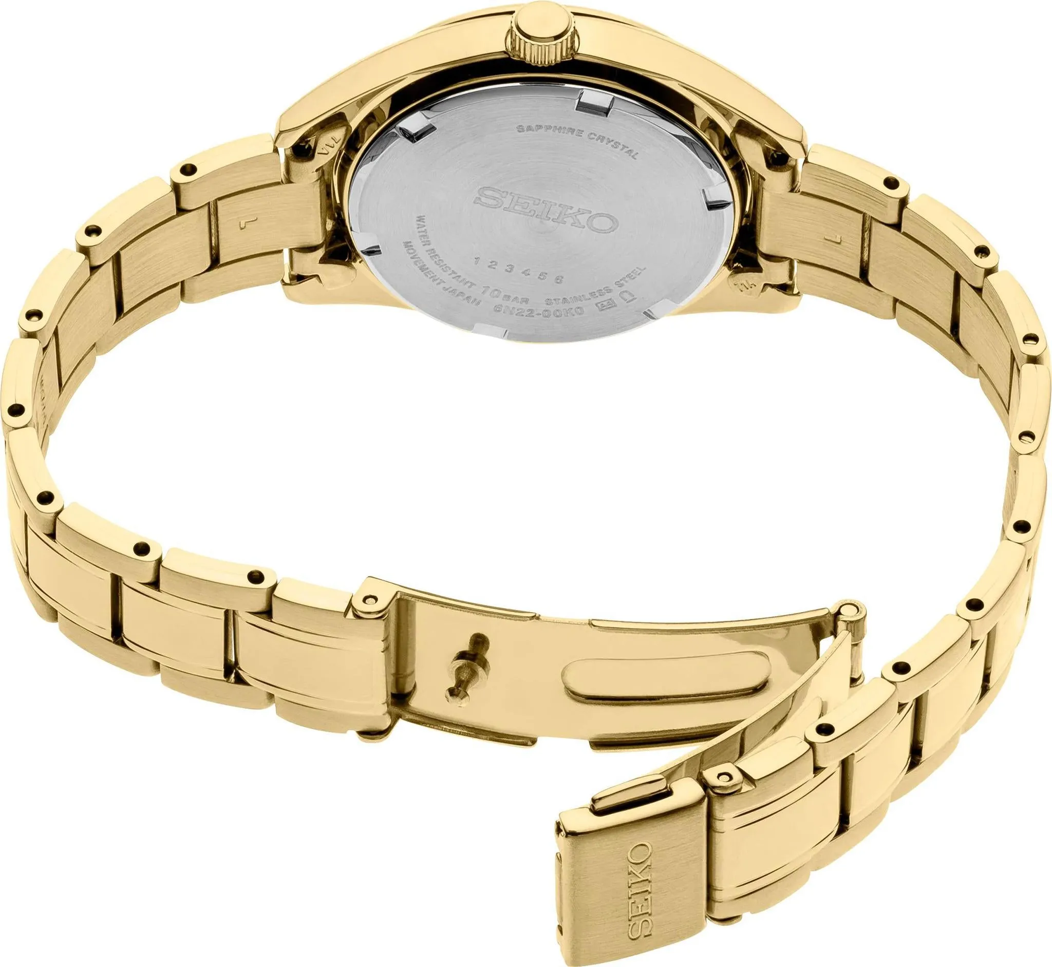 Seiko Essentials Gold tone Ladies Watch SUR632