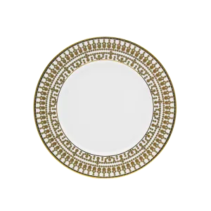 Set of 2 Dessert Plates Tiara white gold