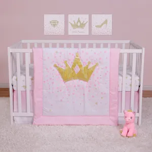 Tiara Princess Crib Set 4PCS