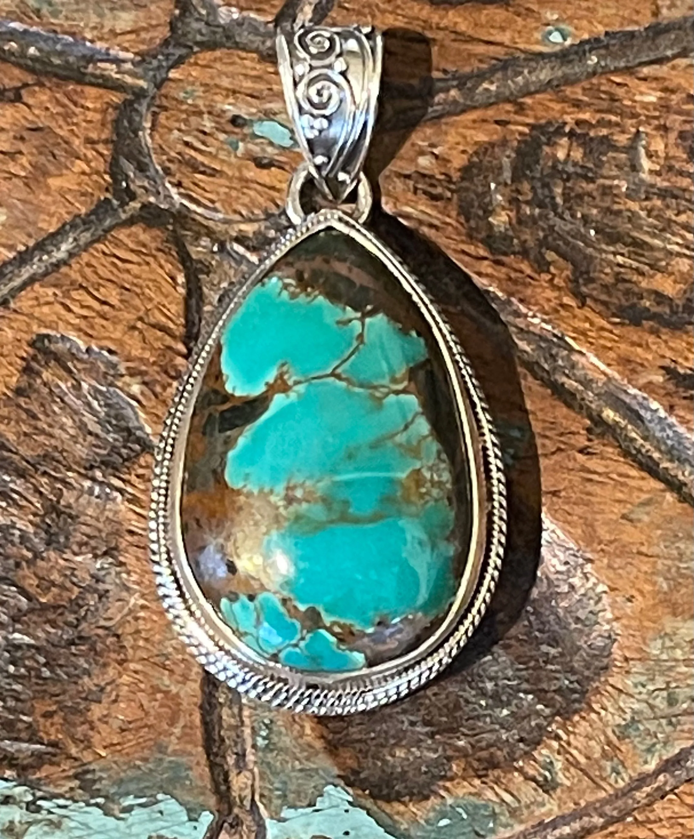 Turquoise Locket Pendant