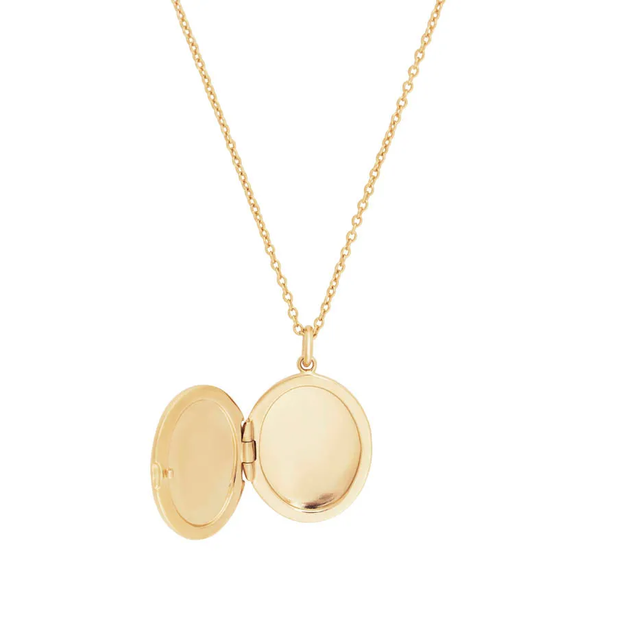 Universe 14K Gold Vermeil Locket Necklace