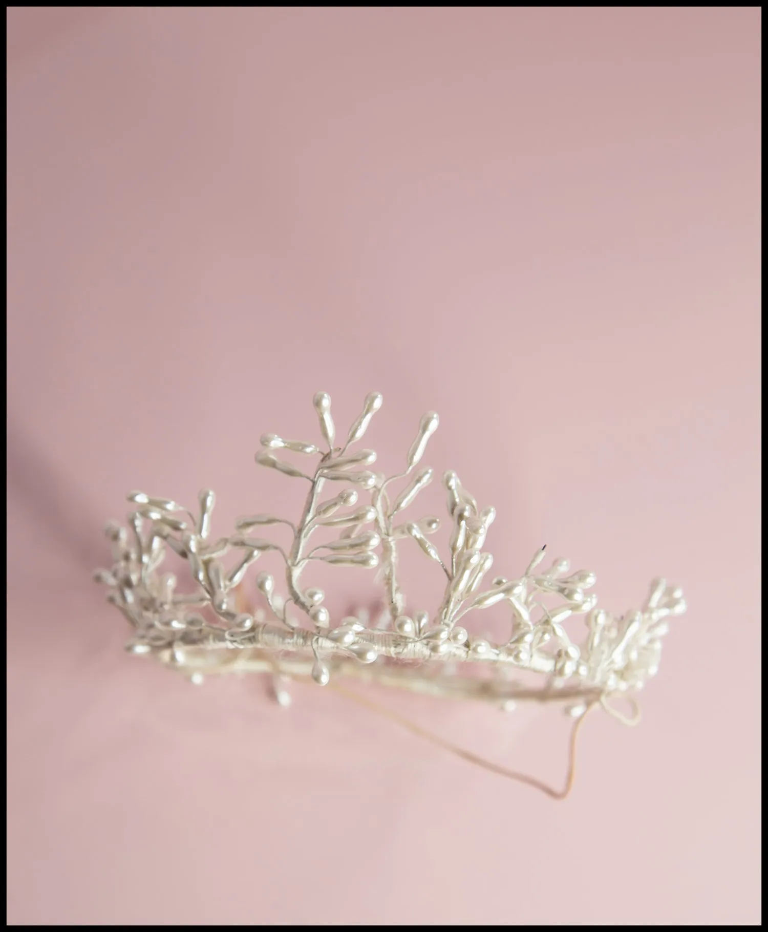 Vintage 1940s Pearl Wax Crown