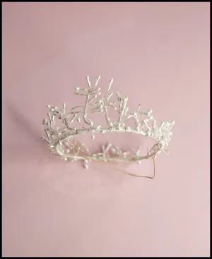 Vintage 1940s Pearl Wax Crown